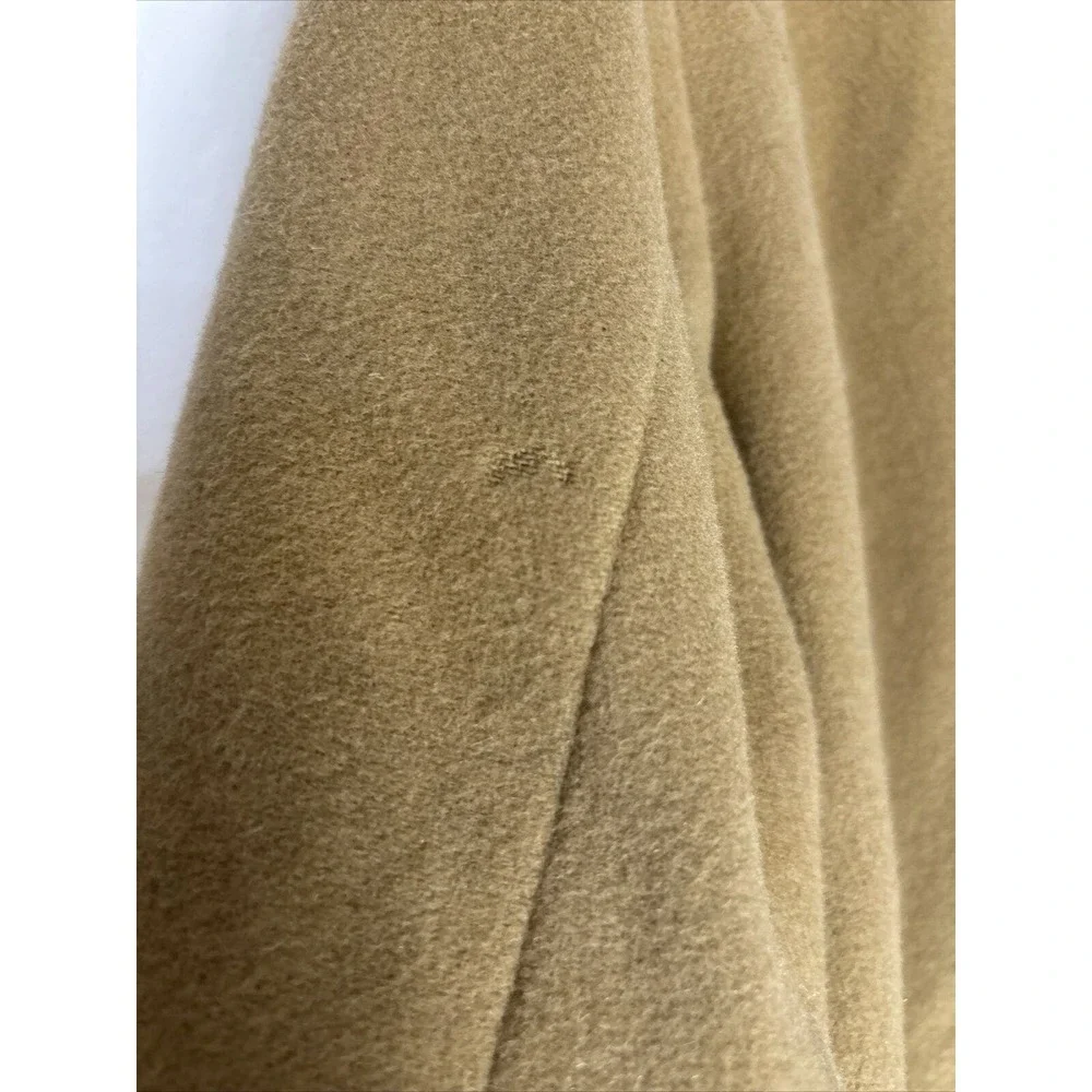 Lands End USA‎ Camel Long Wool button up winter Coat womens size 16W F12 - Picture 5 of 6